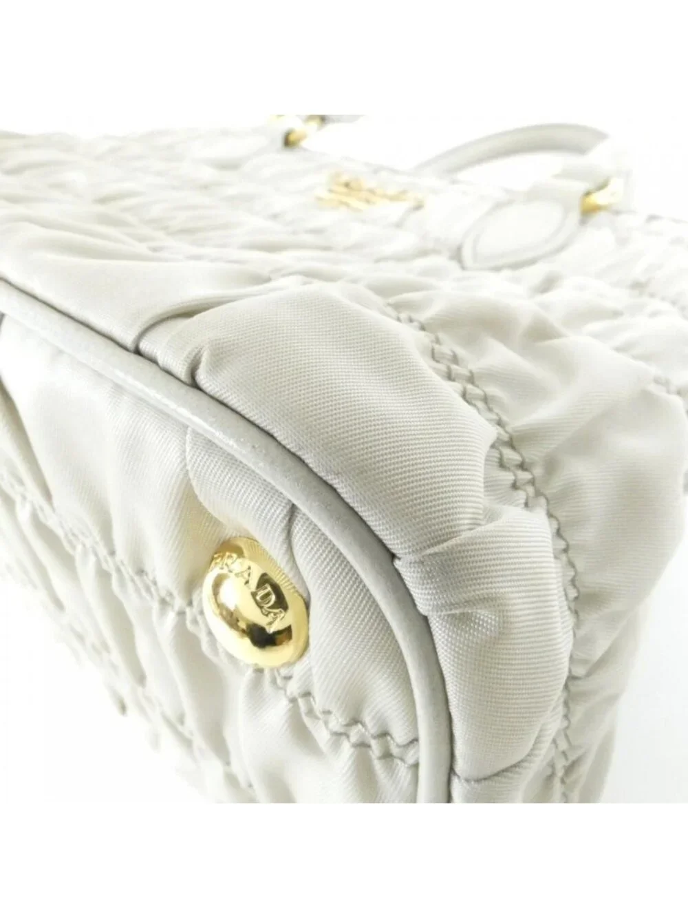 Prada Bag Handbag Gold